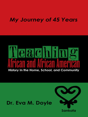 cover image of Teaching African and African American History In the Home, School, and Community